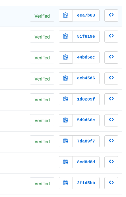 Github Verified Commits